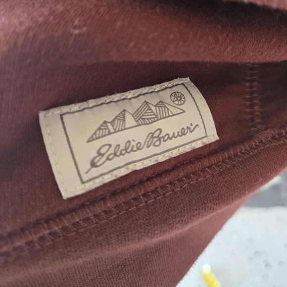 Lnwot Eddie Bauer XL Men's Burgandy Hoodie. - Picture 2 of 6